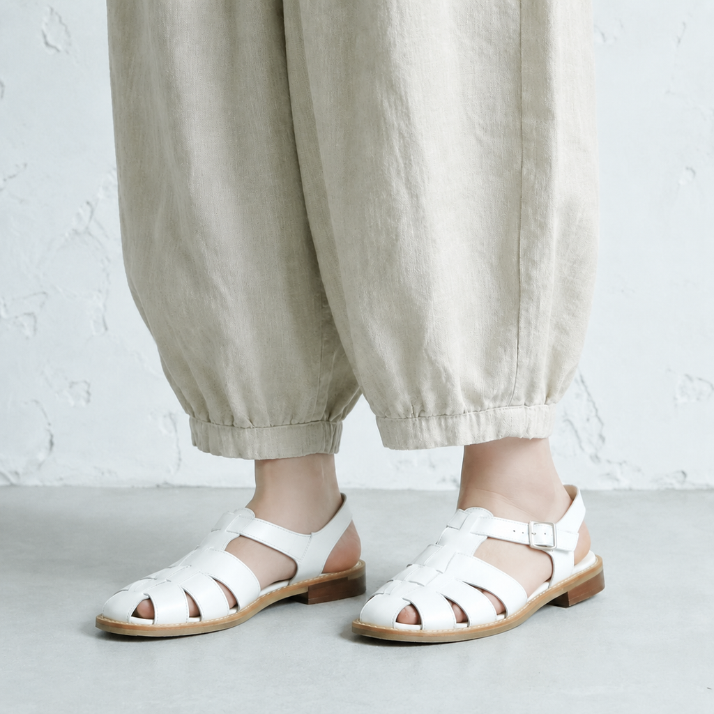 S-L さらりと涼やか ドット柄トップス＆ハーレムパンツ 大人ナチュラルな2点セット S ブラックトップス＋ベージュパンツ/二点セット