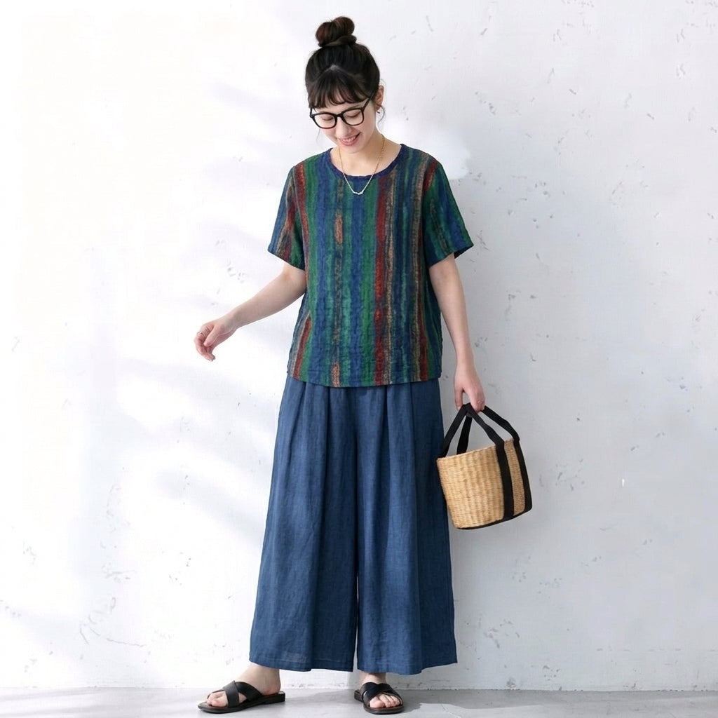 M-2XL  耐久性 切り替え ポケット付き 通気性良い 半袖 ロング丈 2点セット 2XL 画像色/【2点セット】