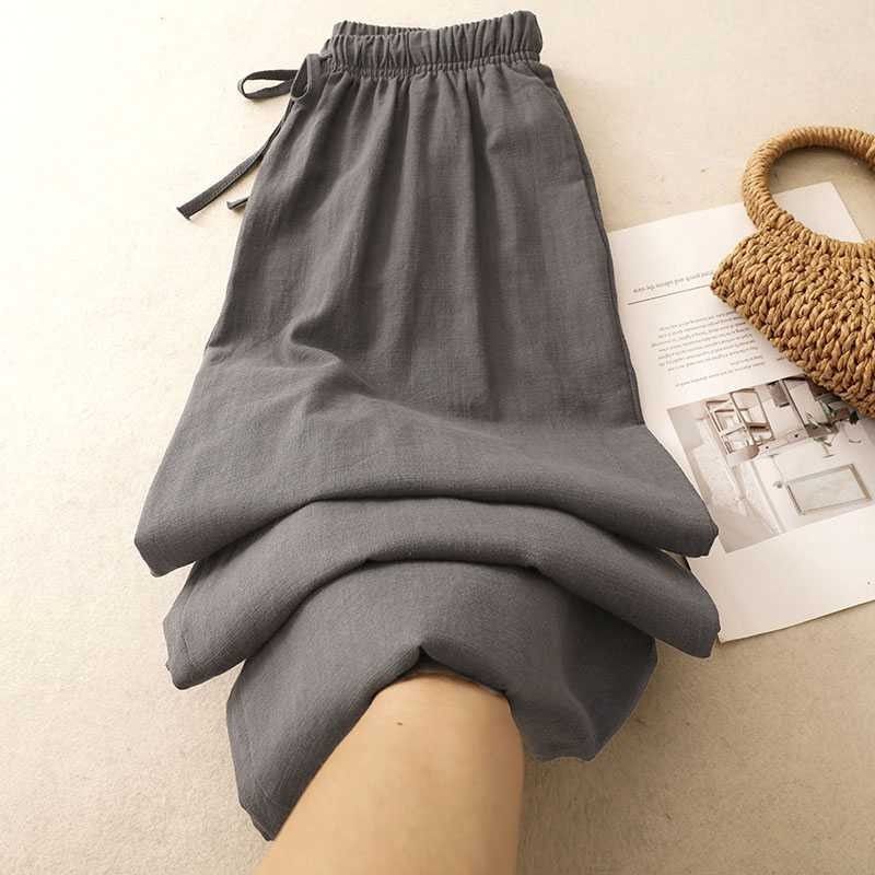 M-2XL 着回し力抜群のシンプルさ カジュアル パンツ M グレー