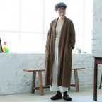 【ナチュラル】S-5XL 超人気 着回し力抜群 上品見え シンプル トレンチコート S オレンジ