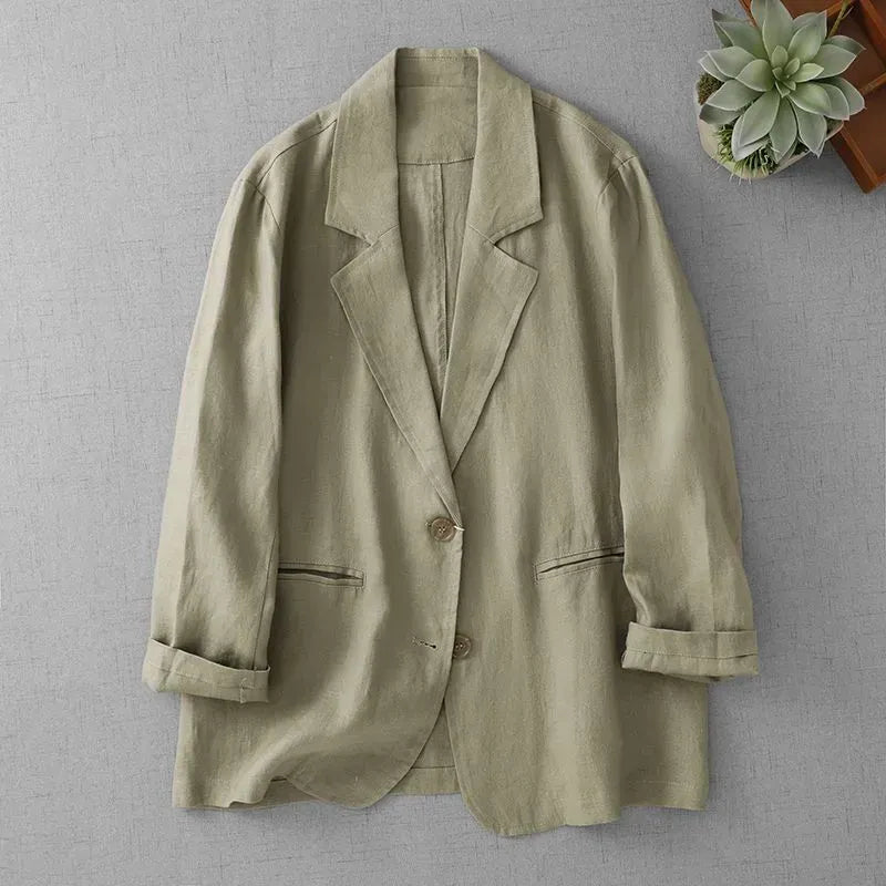 M-2XL レトロ ゆったり きれいめ シンプル 風合い豊か ジャケット M グリーン