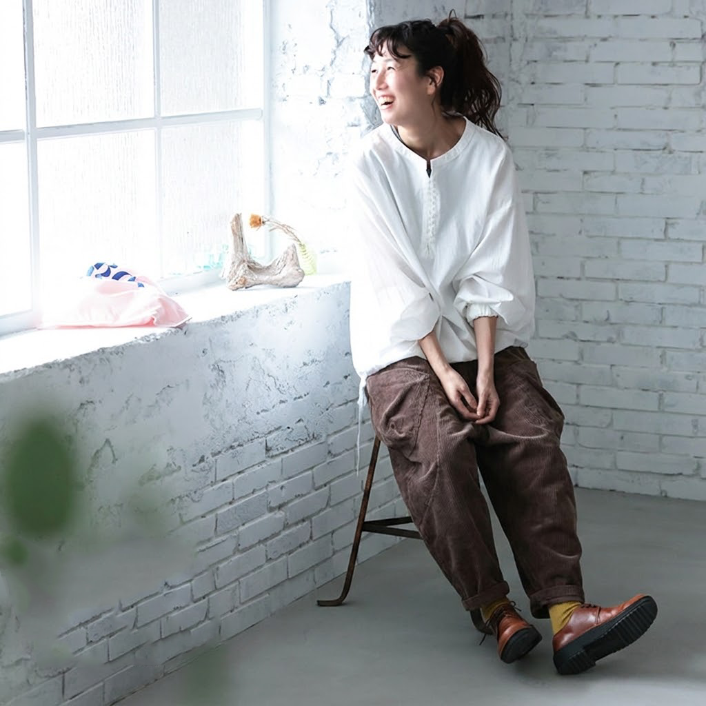 M-2XL 秋冬新作 秋色 無地 シンプル コーデュロイ カジュアルパンツ M アイボリー
