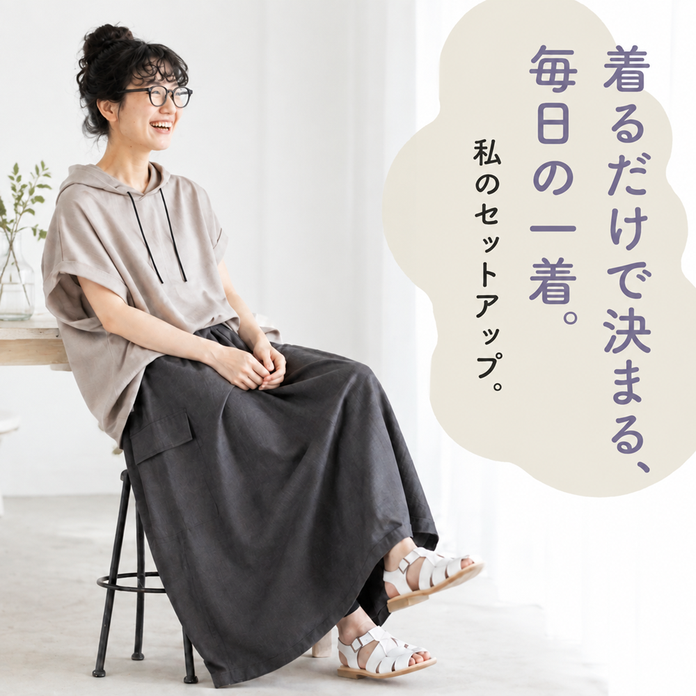 【柔らかい】S-L ポケット付き 無地 Aライン ノーマルスリーブ 半袖 スカート S 写真通り