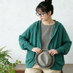 M-2XL 散歩に馴染む味わいフードアウター M グレー
