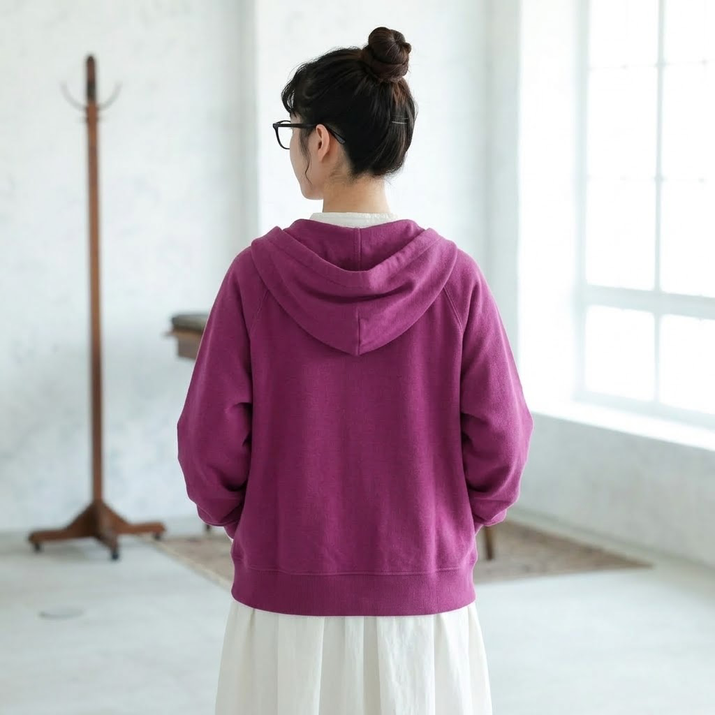 M-2XL 散歩に馴染む味わいフードアウター M グレー
