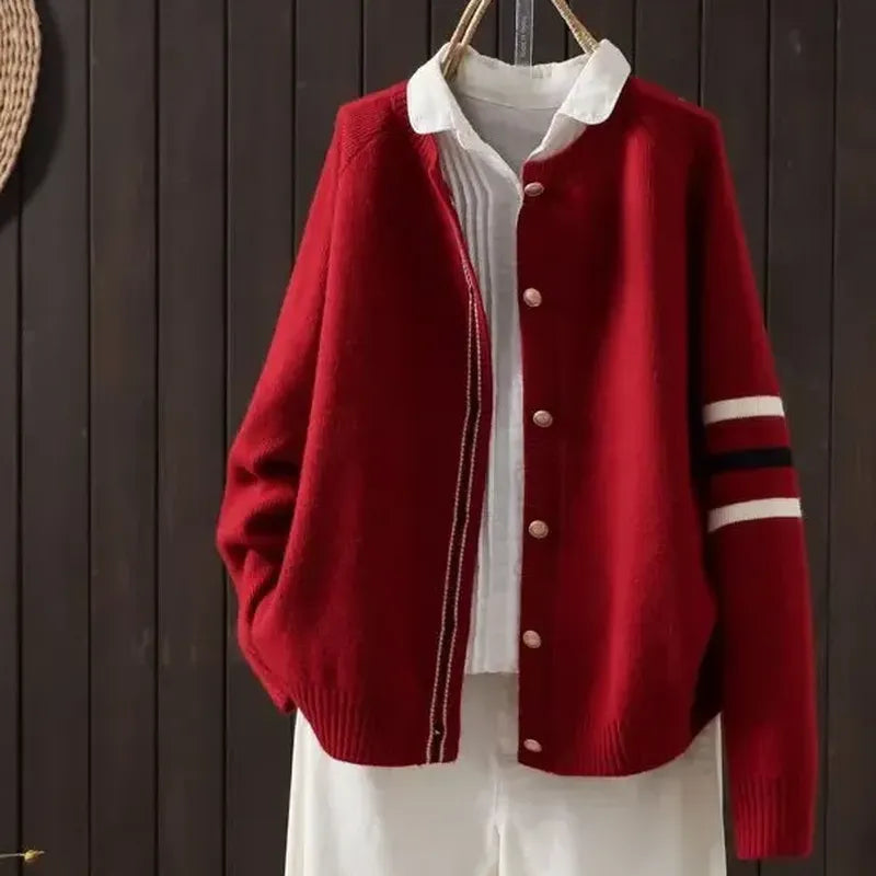 S-3XL everyday な ニットカーディガン S ピンク
