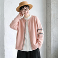 S-3XL everyday な ニットカーディガン 3XL ピンク