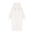 XS-2XL 新商品＆再入荷 長袖 無地 フード付き カーディガン XS ダークグレー