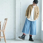 L-4XL 薄手デニム ハイウエスト 無地 ポケット付き 体型カバー ファッション デニムパンツ L ライトブルー