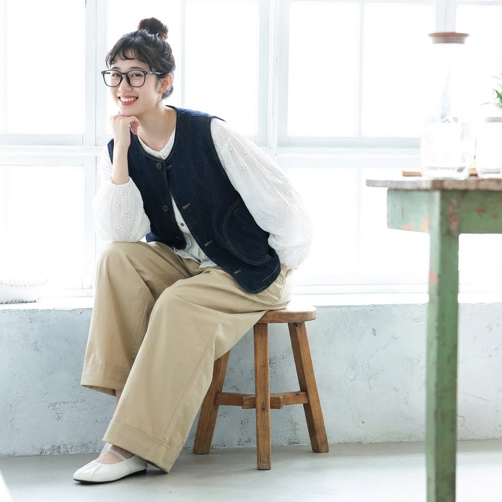 [3点セット] S-2XL 秋の小道を歩くための ベスト+シャツ+パンツ S ベスト+シャツ+パンツ/3点セット