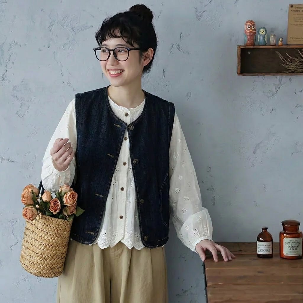 [3点セット] S-2XL 秋の小道を歩くための ベスト+シャツ+パンツ S ベスト+シャツ+パンツ/3点セット