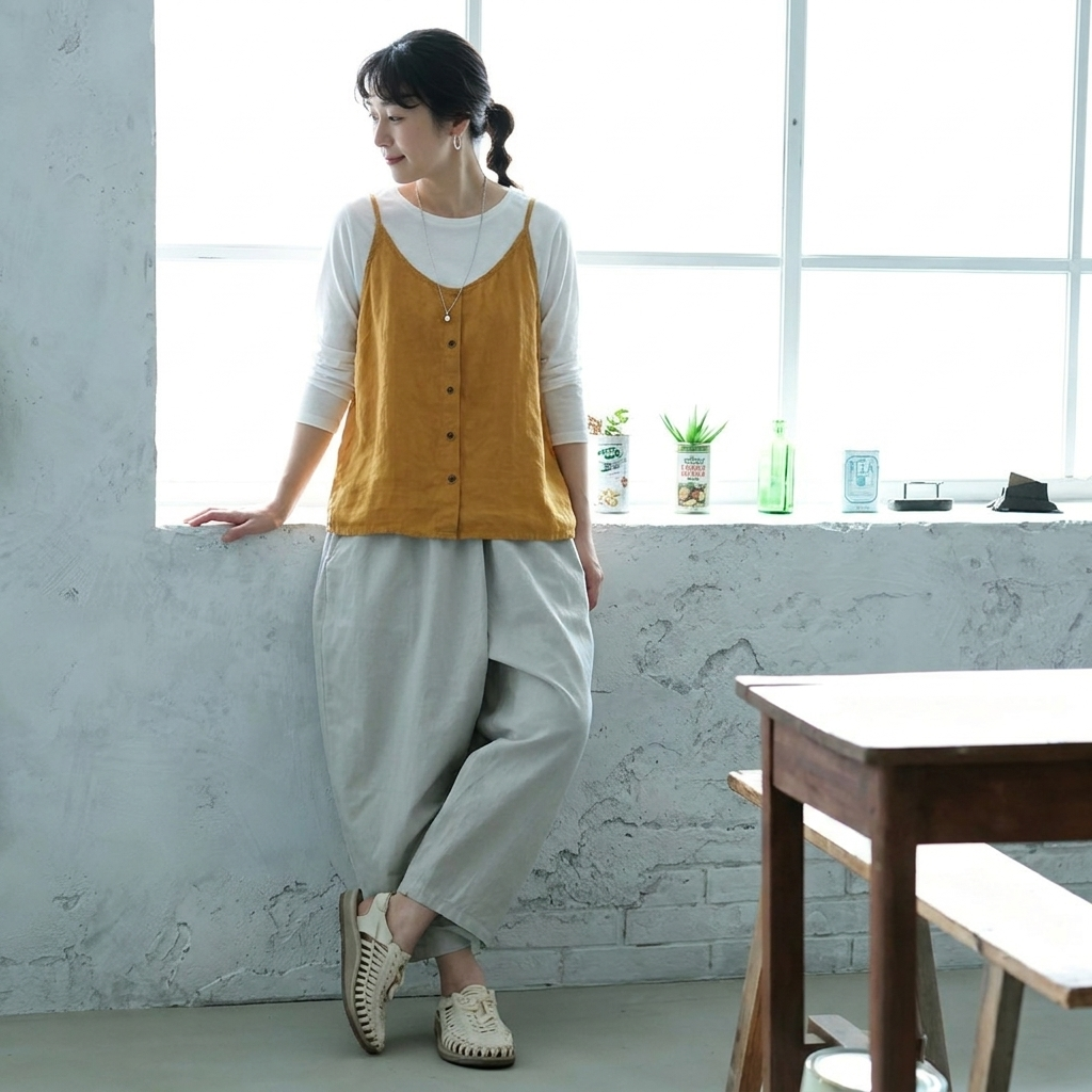 M~3XL コットン 体型をカバー 平日 週末 接触冷感 コーディネート自在 キャミソール M ブラック