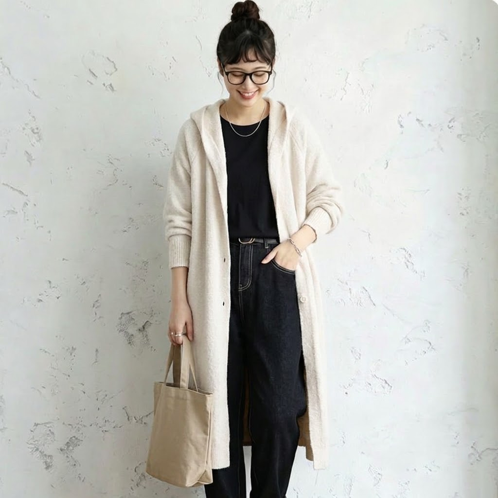 XS-2XL 新商品＆再入荷 長袖 無地 フード付き カーディガン XS ダークグレー