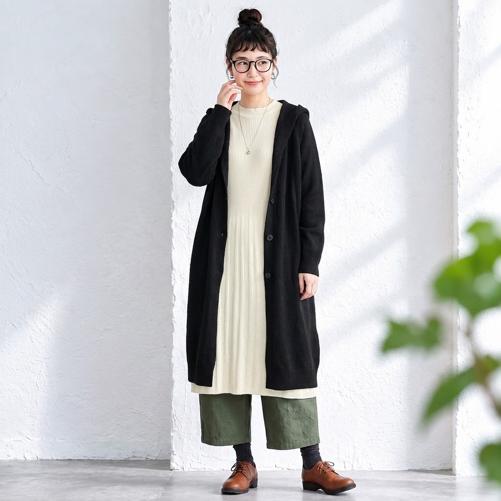 XS-2XL 新商品＆再入荷 長袖 無地 フード付き カーディガン XS ダークグレー