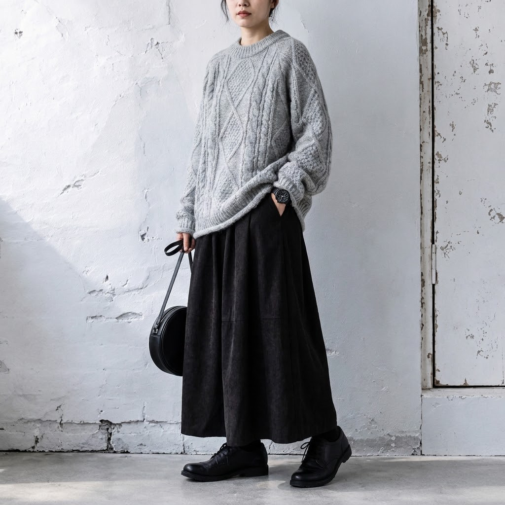 M-2XL 新商品＆再入荷  切り替え Aライン 無地 レトロ スカート M 写真通り