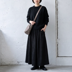 M-2XL 新商品＆再入荷  切り替え Aライン 無地 レトロ スカート M 写真通り