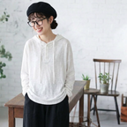 L-XL 体型カバー きれいめ 晩夏から秋向け 長袖 フード付き T シャツ L ホワイト