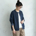 見逃し厳禁M-2XL 長袖 落ち肩スリーブ 無地 チェック柄 切り替え ファッション ジャケット 2XL 写真通り