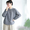 M-2XL 落ち着いたカラー きれいめ シャツ 2XL グレー
