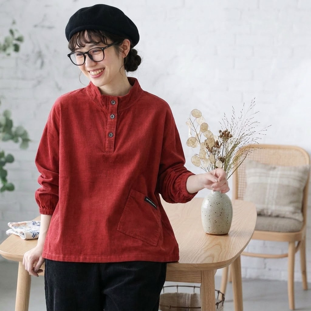 M-3XL ゆったり 落ち着いたカラー ポケット付き 長く着られる パーカー/ジャージ 3XL レッド