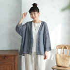 M-2XL 刺繍レース透かしカーデ｜ビーチサイド・海水浴後の羽織りに M ホワイト